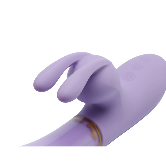 Heavenly Tickler Glass Rabbit Vibrator