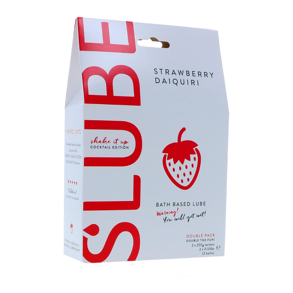 Slube Bath Based Lube 2 x 250g Sachets for 2 baths - Double Pack