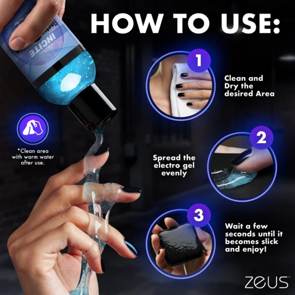 Zeus Incite Electrosex Conductive Gel 8.5 oz (241 g)