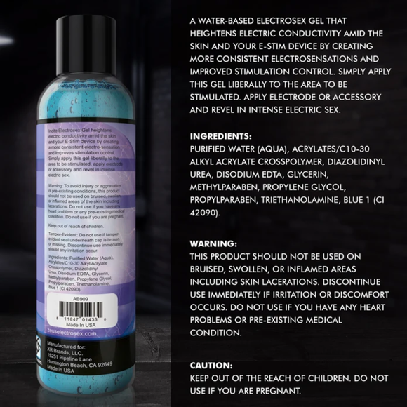 Zeus Incite Electrosex Conductive Gel 8.5 oz (241 g)