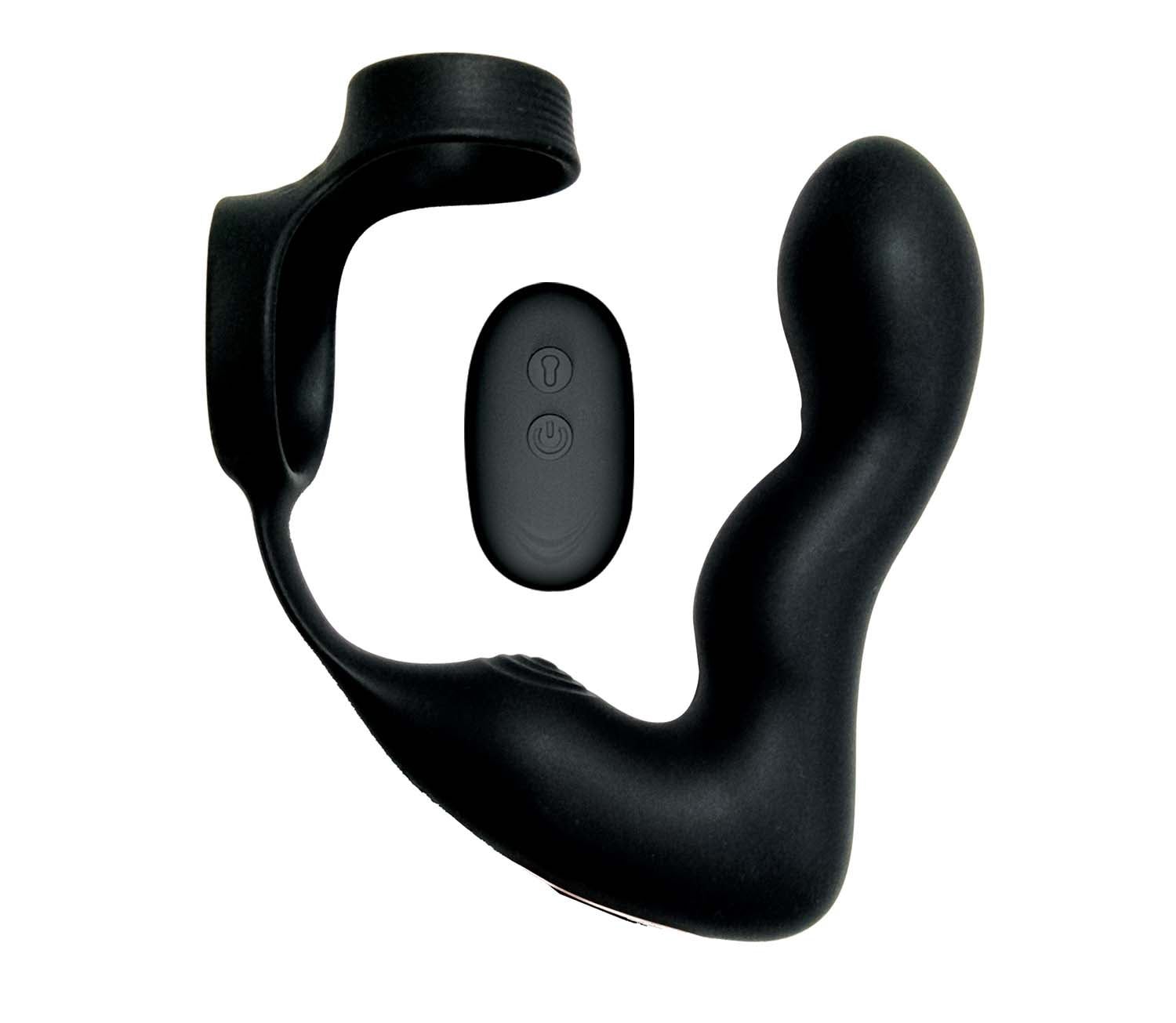 Atomic Inflatable P-Spot Vibe - Black | CheapLubes.com