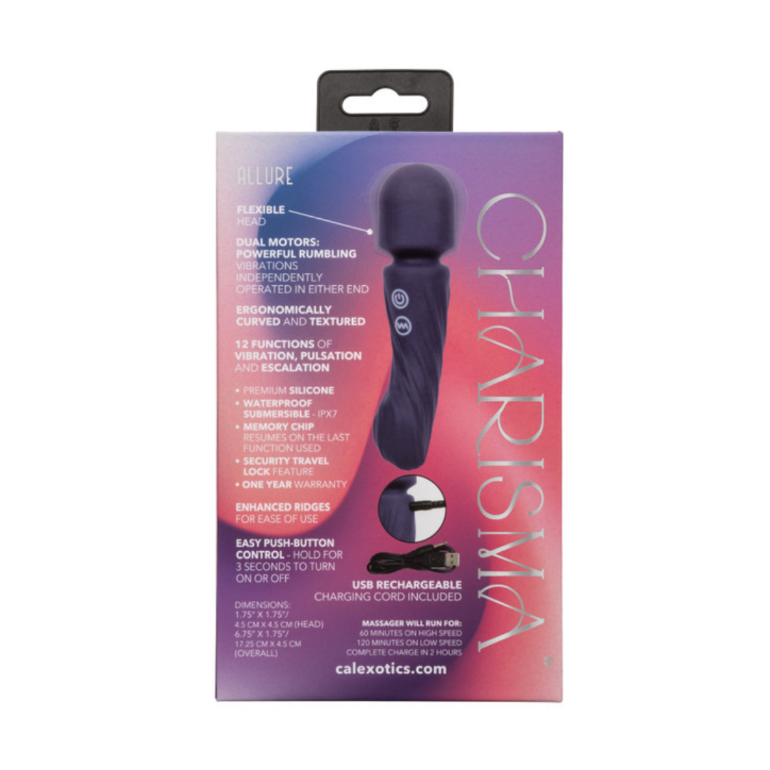 Charisma Allure Dual Motor Rechargable Silicone Wand