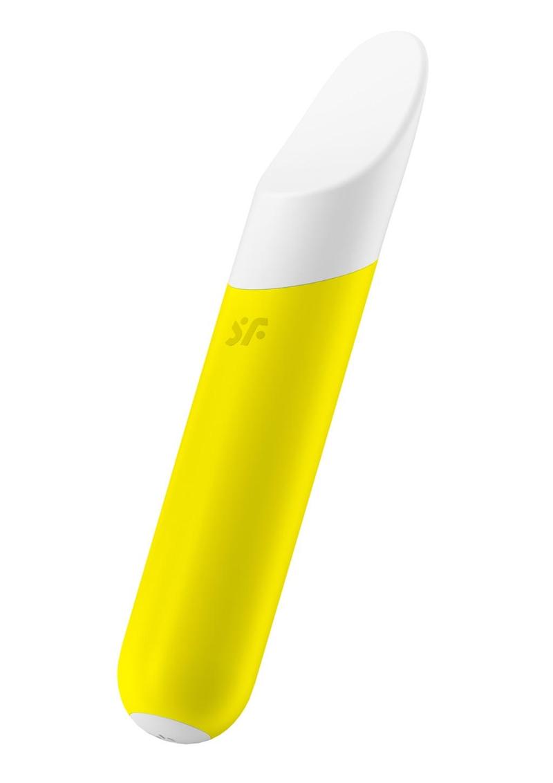Satisfyer Ultra Power Bullet 7 Rechargeable Silicone Bullet Vibrator - Yellow - 0