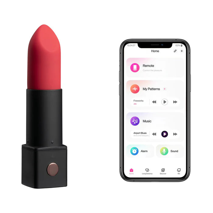 Lovense Exomoon Bluetooth Mini Lipstick Vibrator - 0