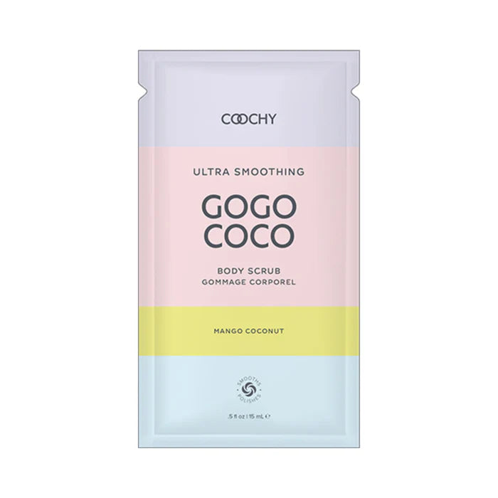 Coochy Ultra Smoothing Body Scrub - Mango Coconut - .34 oz foil | CheapLubes.com