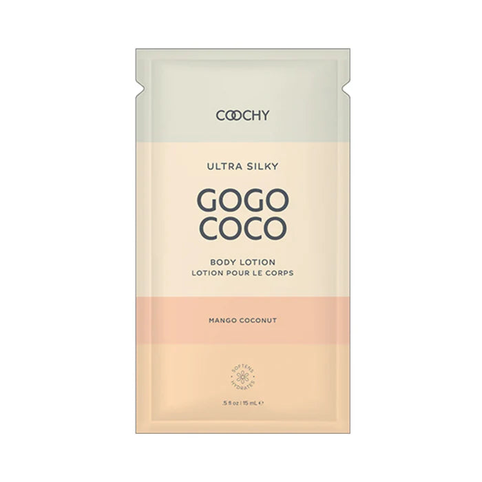 Coochy Ultra Silky Body Lotion - Mango Coconut - .34 oz Foil | CheapLubes.com