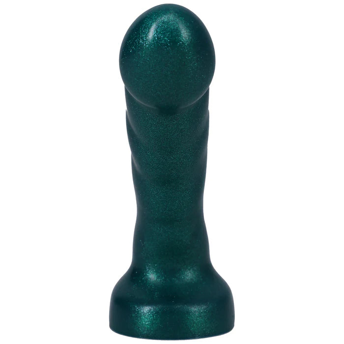 Tantus Acute 5.5 in. Curved Dildo Medium-Firm - Emerald - 0