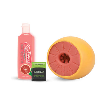GoodHead Grapefruit Blowjob Set Yellow Pink - 0