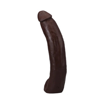 Dredd ULTRASKYN Cock with Removable Vac-U-Lock Suction Cup 13.5in Chocolate - 0