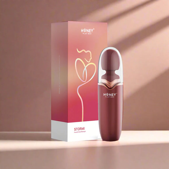 Stormi Powerful Wand Massager - Rechargeable, Heating, & Vibrating