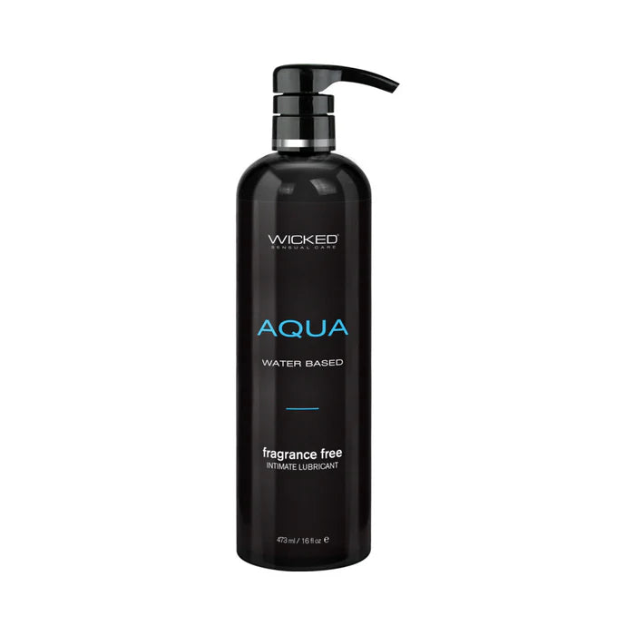 Wicked Aqua Water-Based Lubricant - 16 oz.