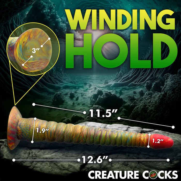 dildo on fishing pole Creature Cocks Tenta-Dick Tentacle Silicone Dildo