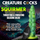 Creature Cocks Squirmer Thrusting & Vibrating Silicone Dildo-6