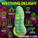 Creature Cocks Squirmer Thrusting & Vibrating Silicone Dildo-9