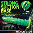 Creature Cocks Squirmer Thrusting & Vibrating Silicone Dildo-11