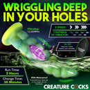 Creature Cocks Squirmer Thrusting & Vibrating Silicone Dildo-12