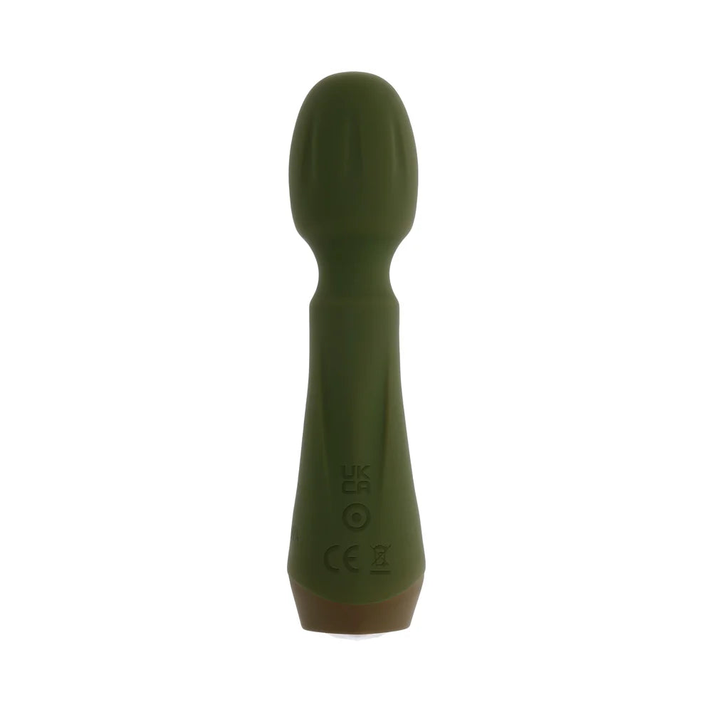 Selopa Heartfelt Rechargeable Vibrating Mini Wand Silicone - Green