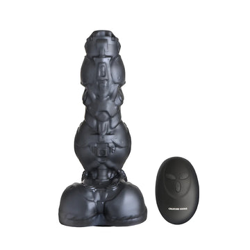 Creature Cocks Cyborg Rechargeable Thrusting Silicone Dildo W/Remote - 0