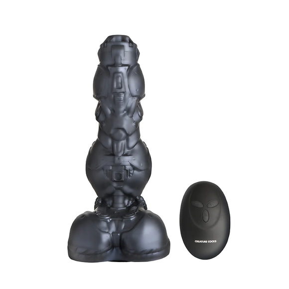 Creature Cocks Cyborg Rechargeable Thrusting Silicone Dildo W/Remote