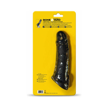 Boneyard Rechargable Vibrating Penis Extender - Remote Control - 0