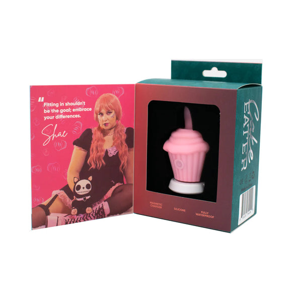 Cake Eater Clit Flicker Stimulator Rechargeable - Pink