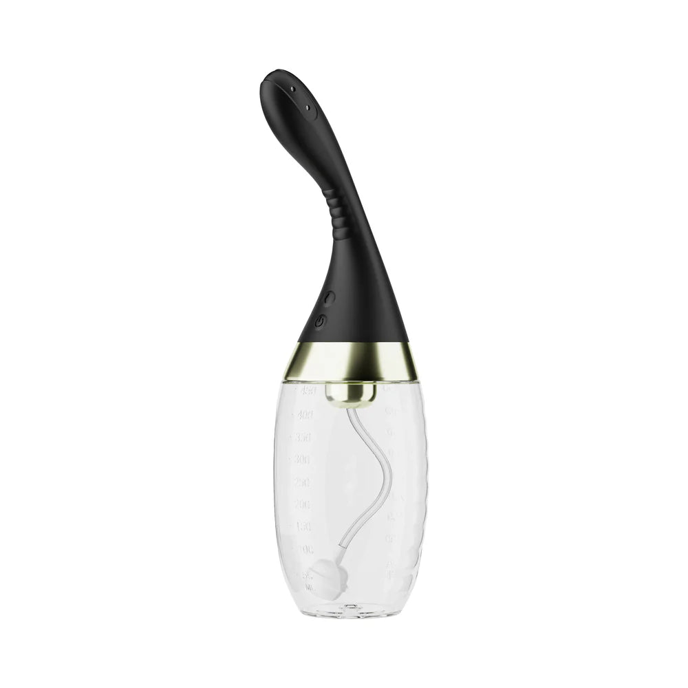 Anal Adventures Aqua Jet Automatic Rechargable Anal Douche W/Remote