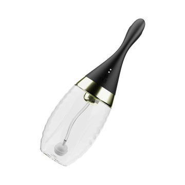 Anal Adventures Aqua Jet Automatic Rechargable Anal Douche W/Remote - 0