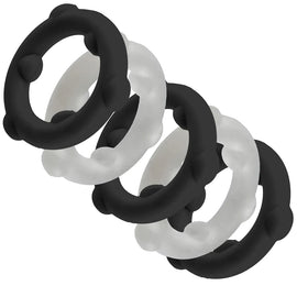 Oxballs Gearheads 5-Pack Spinner Rings Black/Opaque - 0