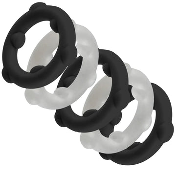 Oxballs Gearheads 5-Pack Spinner Rings Black/Opaque - 0