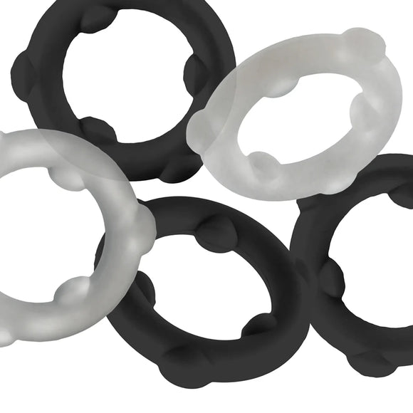 Oxballs Gearheads 5-Pack Spinner Rings Black/Opaque