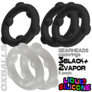 Oxballs Gearheads 5-Pack Spinner Rings Black/Opaque-5