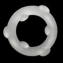 Oxballs Spinner Single Silicone Ring - Opaque White-5