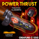 Creature Cocks Cyborg Rechargeable Thrusting Silicone Dildo W/Remote-5