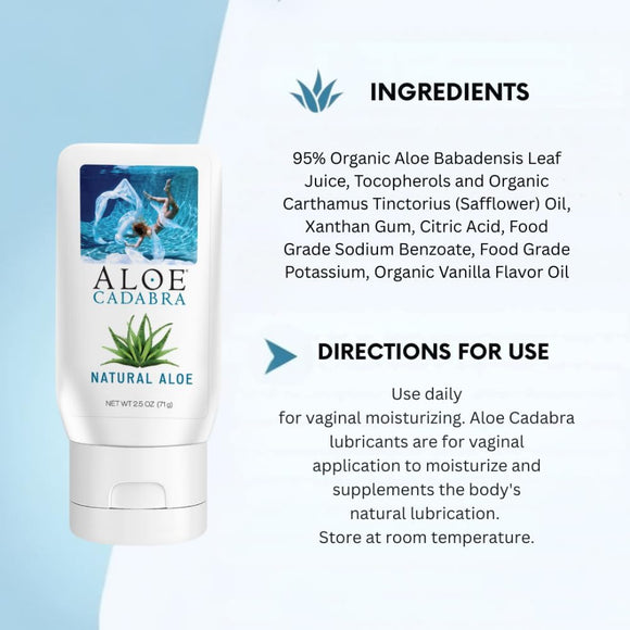 Aloe Cadabra Organic Personal Lubricant 2.5 oz (71g)