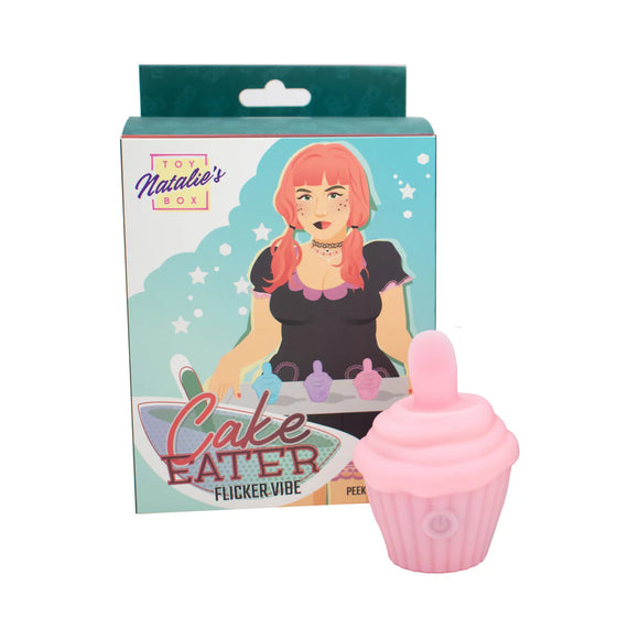 Cake Eater Clit Flicker Stimulator Rechargeable - Pink