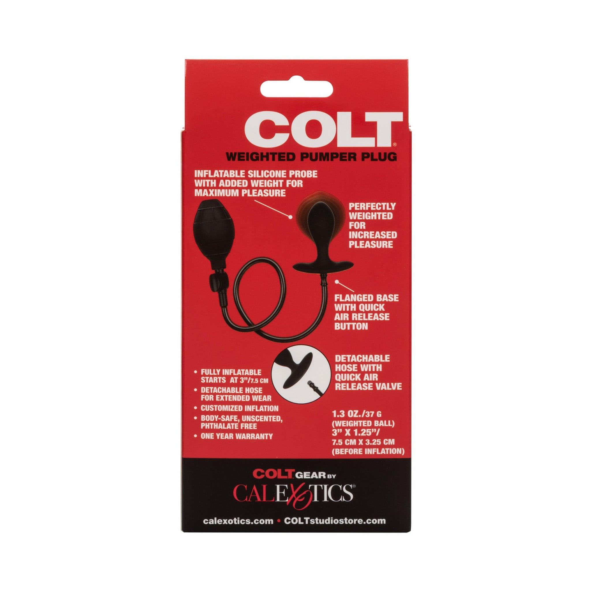 COLT Inflatable Weighted Pumper Plug - CheapLubes.com