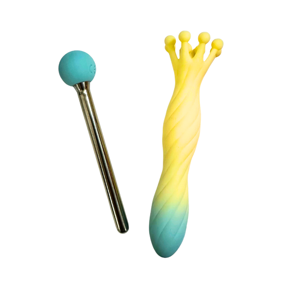 Wet Dreams Ultra Crown Jewel Liquid Silicone Sceptor Sleeve Vibe - Rechargeable