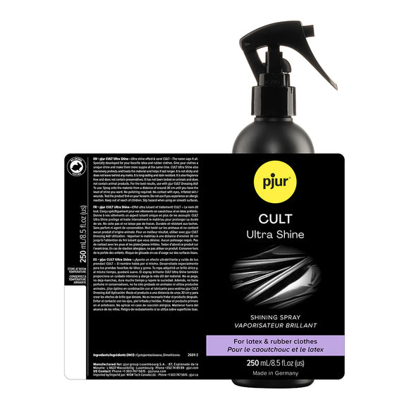 pjur Cult Ultra Shine for Latex & Rubber Clothes 8.5 oz (250 mL)