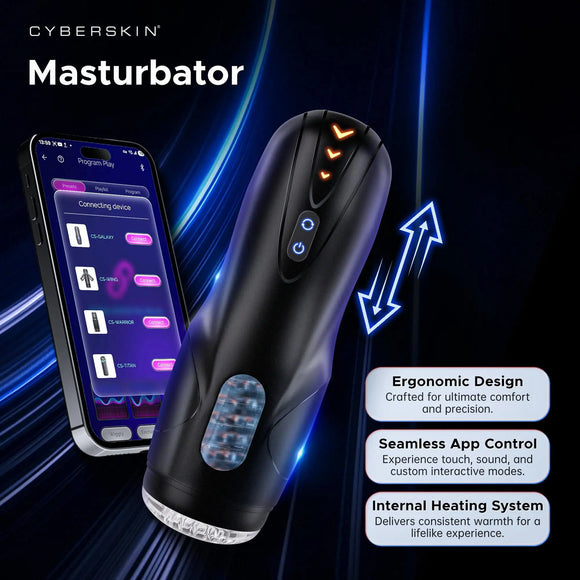 GalaxyVoy Smart Bluetooth Male Masturbator with Heating & App Control