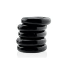 Hunkyjunk Jacker 5-Stack Five-Pack Tube Super-Strong Cockrings Black-2