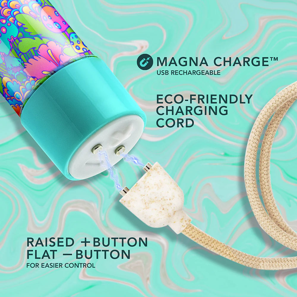 Limited Addiction Utopia Rechargeable 7 in Vibrator - Aqua