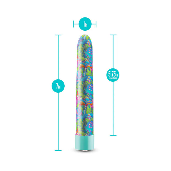 Limited Addiction Utopia Rechargeable 7 in Vibrator - Aqua