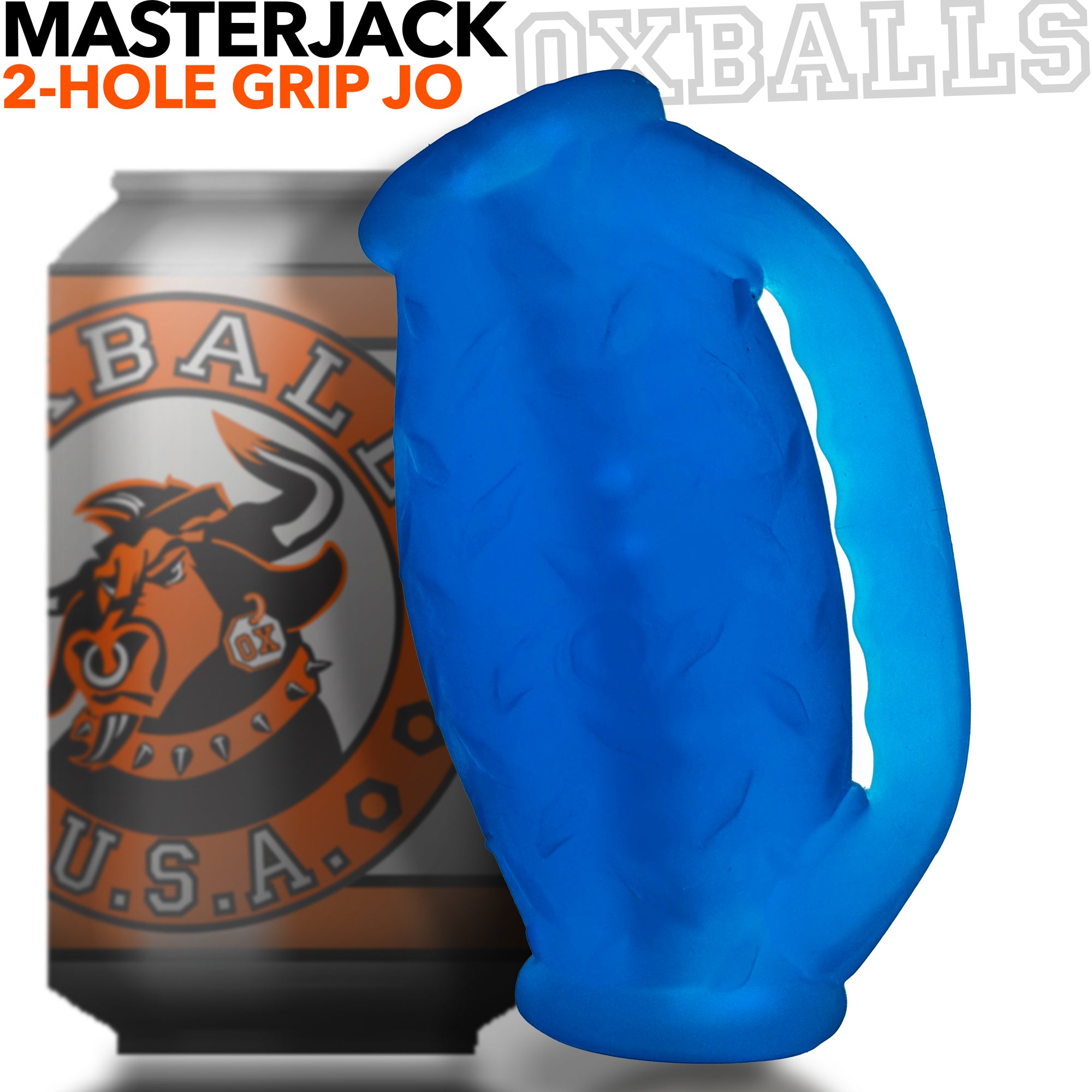 OxBalls Masterjack Double Penetration Jo - Blue Ice