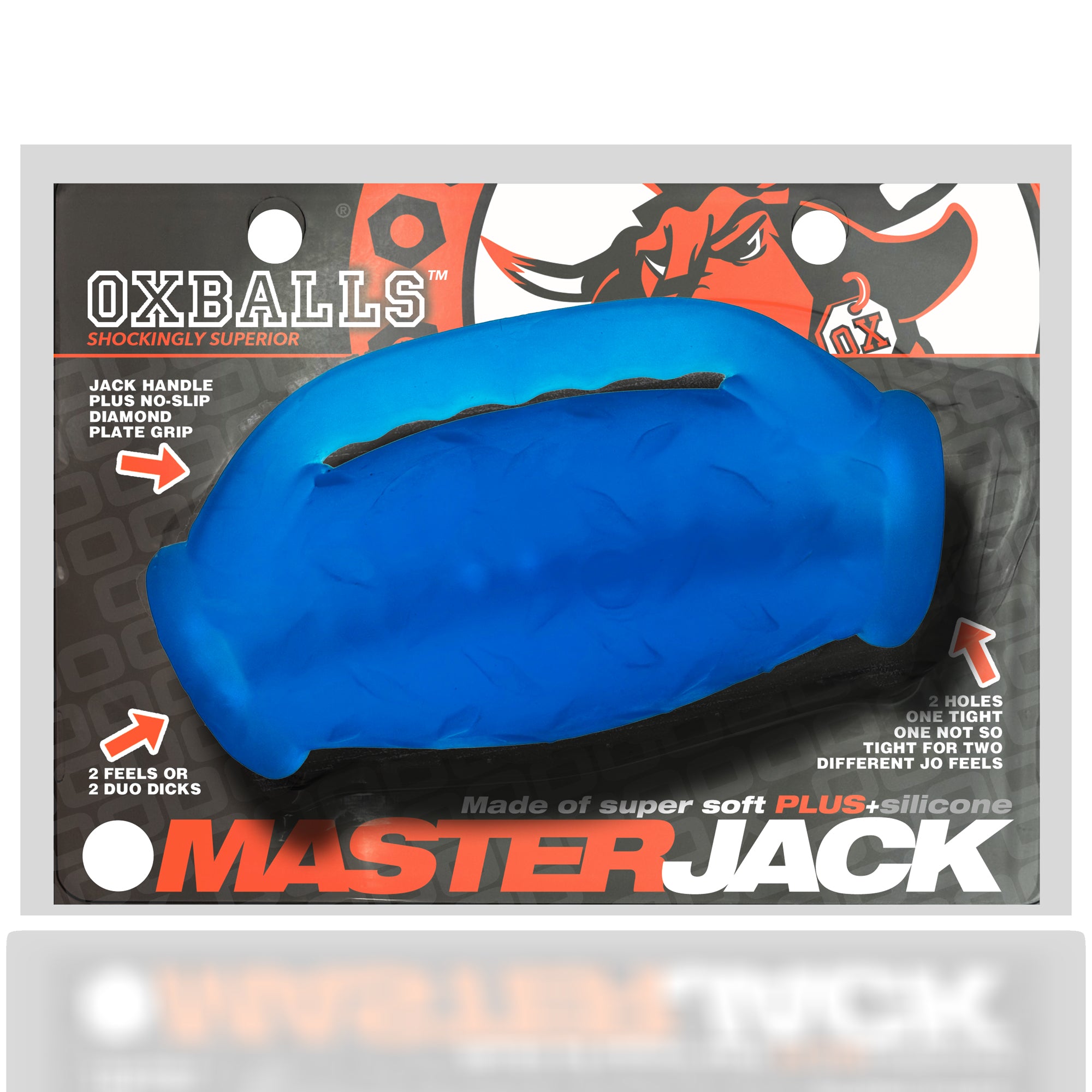 OxBalls Masterjack Double Penetration Jo - Blue Ice