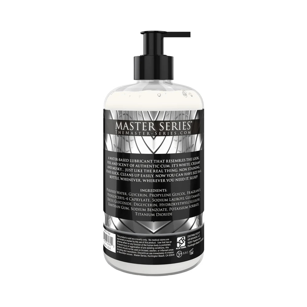 Master Series Jizz Water Based Cum Scented Lube - 2 sizes | CheapLubes.com