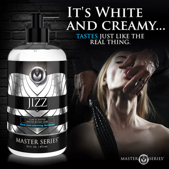 Master Series Jizz - Cum Scented Water-Based Body Glide - 2 Sizes
