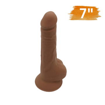 POC Dual Density Silicone Dildo – Caramel - 4 Sizes Available - 0