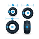 Performance Plus Drift Black Silicone 3-Ring Set-2