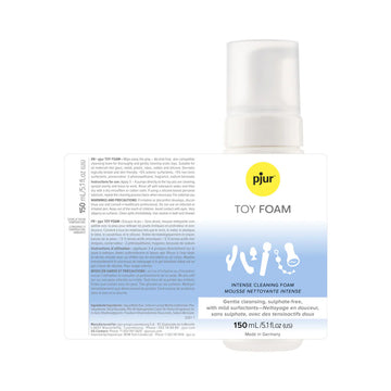 pjur Toy Foam Intense Cleaning Foam - 150 mL (5.1 oz) - 0