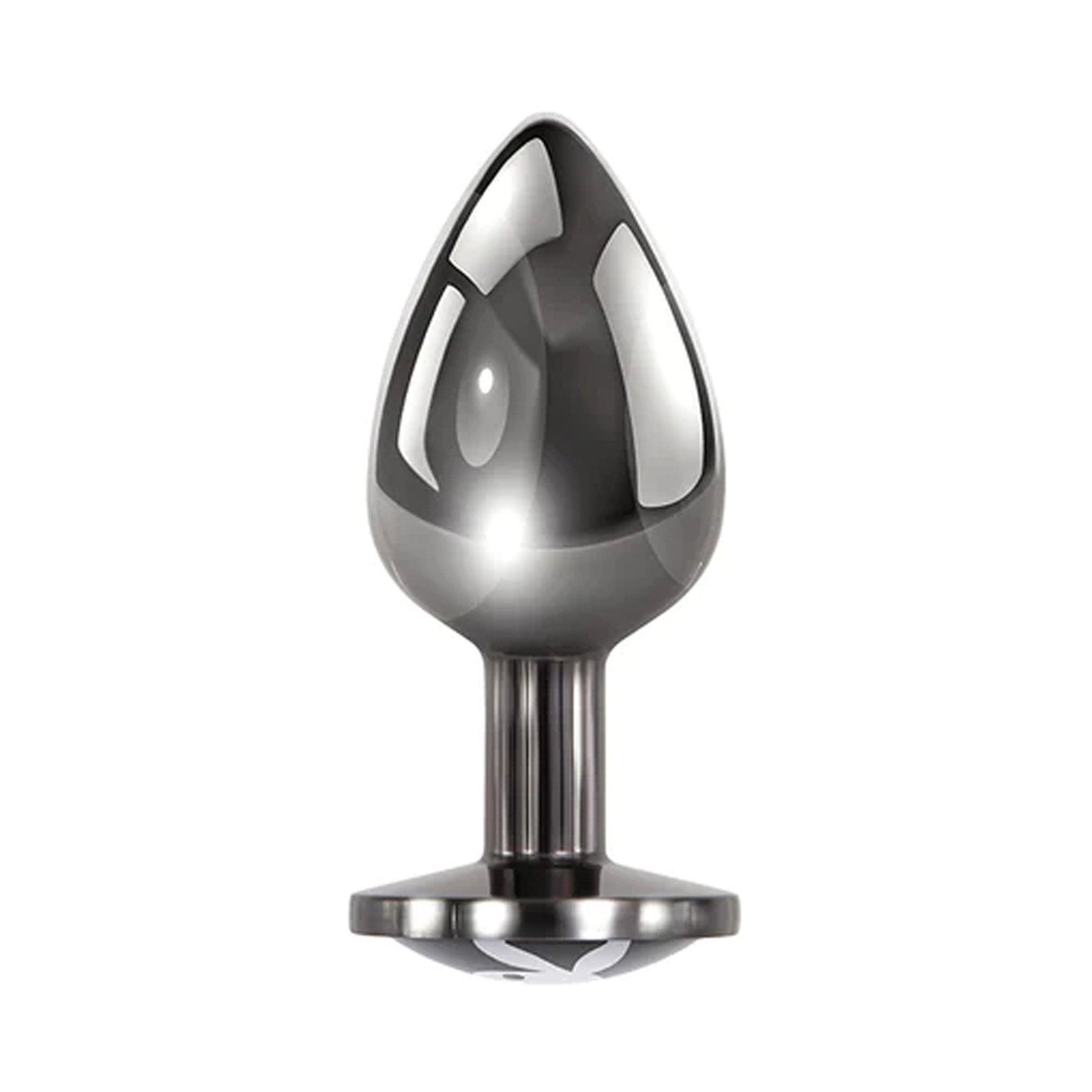 Playboy Tux Metal Anal Plug (2 Sizes Available) - CheapLubes.com